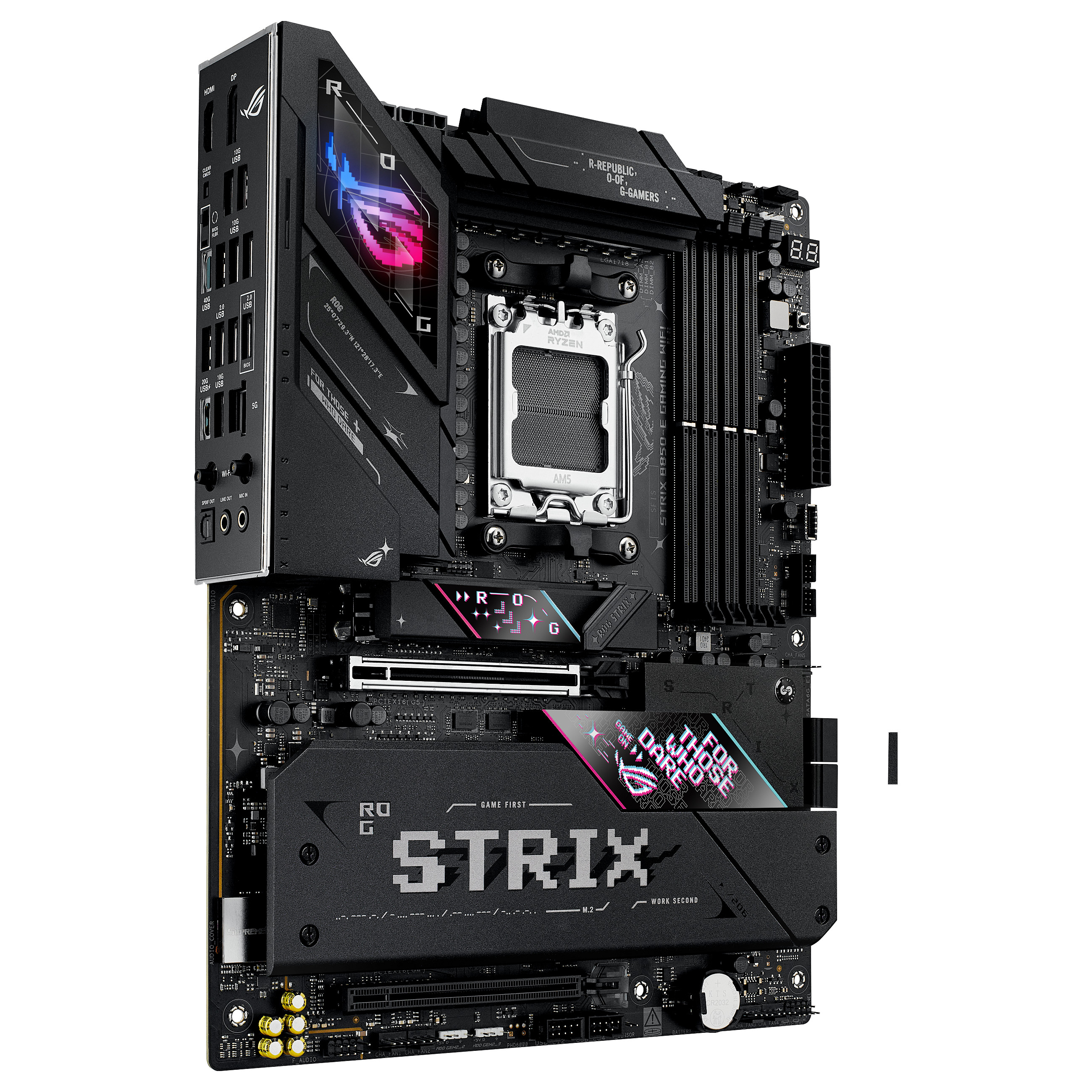 Pllakë Amë AMD AM5 ASUS ROG STRIX B850-E Gaming WIFI / DDR5 / HDMI+DP - 5
