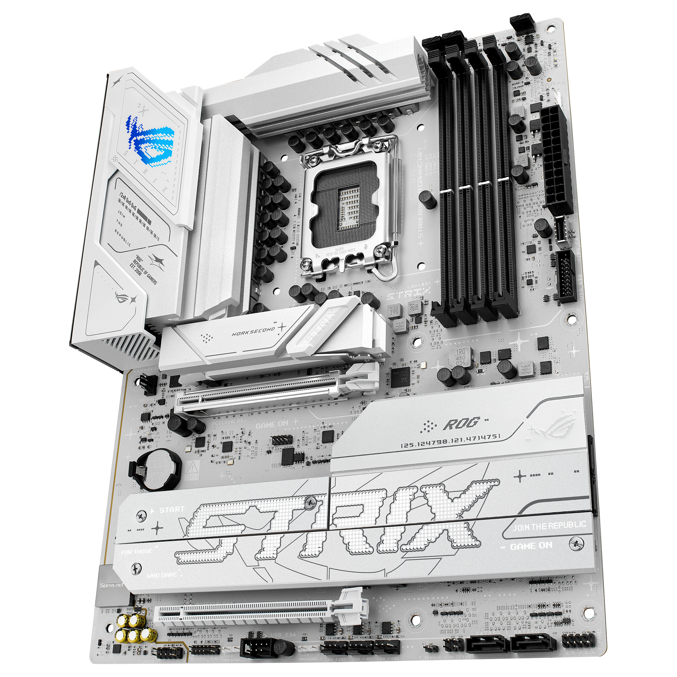 Pllakë Amë MB Intel LGA1851 ASUS ROG STRIX B860-A GAMING WIFI DDR5 - 5