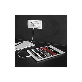 Adapter për telefon Lindy 73412 / USB-A / Fast Charging / 18W / 5V/3A / 9V/2A / 12V/1.5A - Bardhë - 5