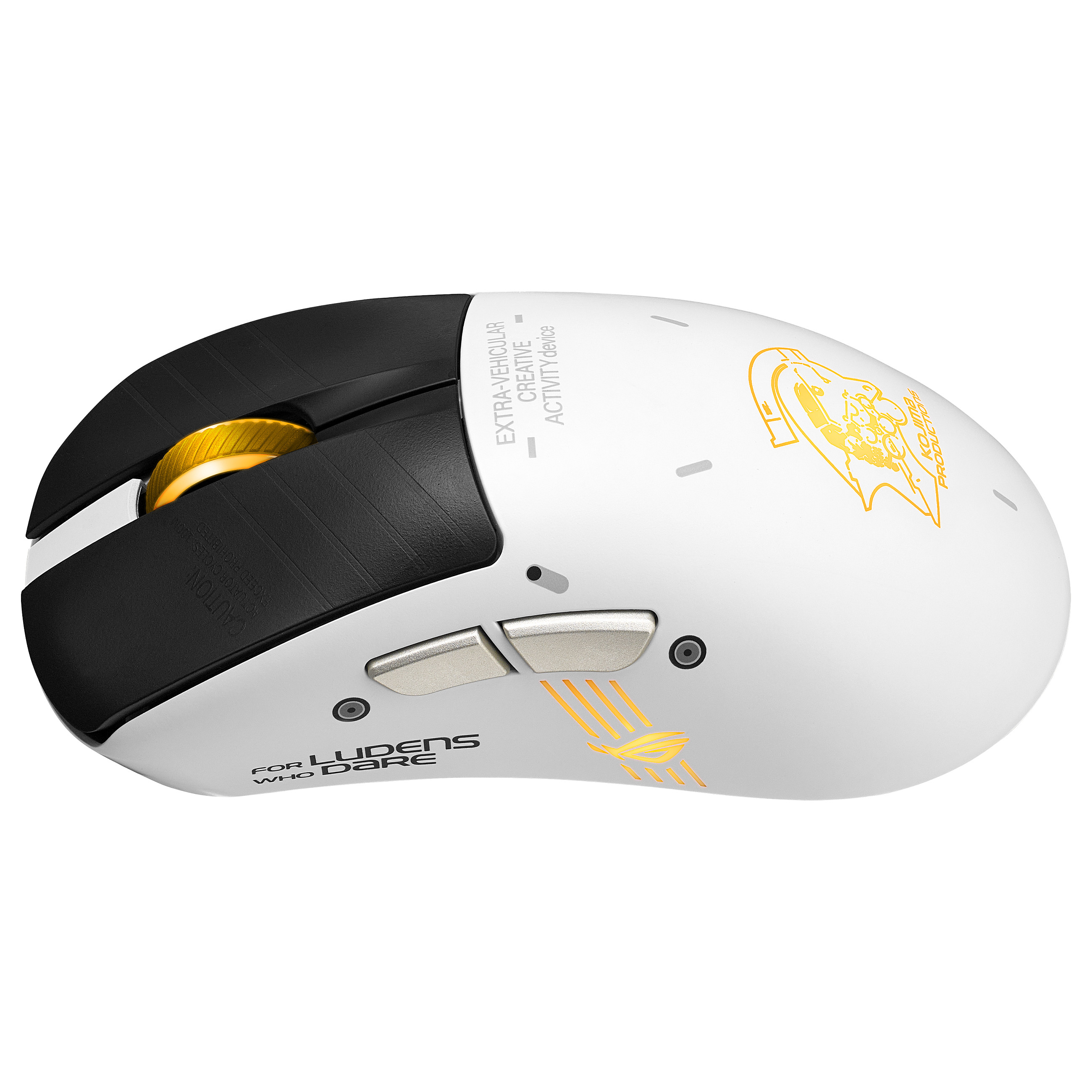Maus Gaming ASUS ROG Keris II Origin Kojima Edition / Wired & Wireless - Bardhë - 6