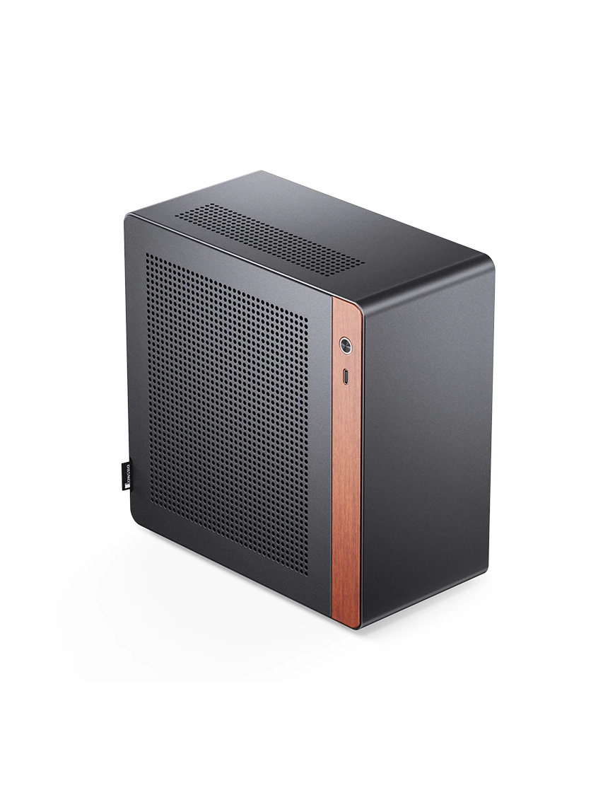 Kasë PC JONSBO NV10 / Mini Tower / Mini-ITX / USB-C / Wood - Zezë