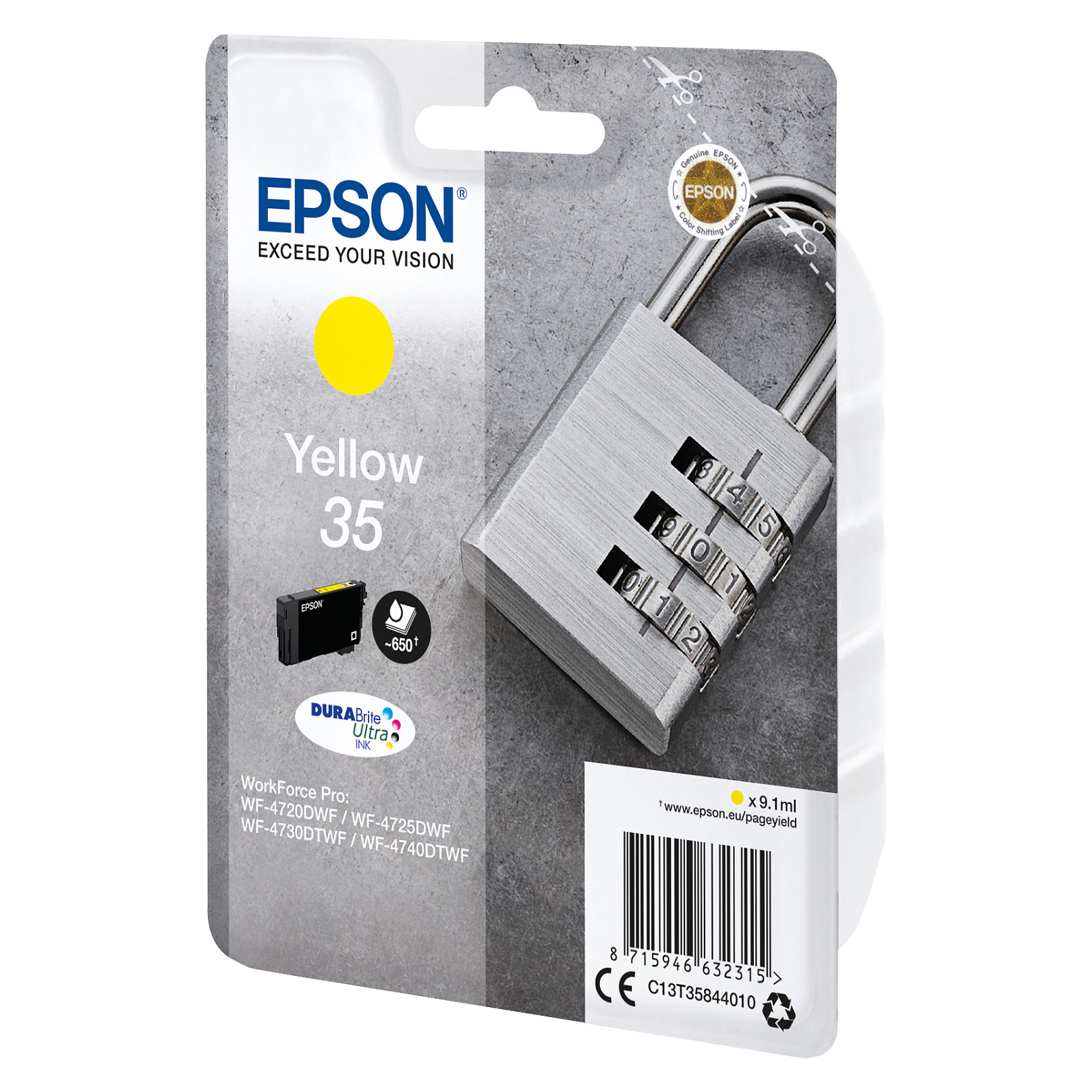 INK Epson C13T35844010 – Verdhë - 2
