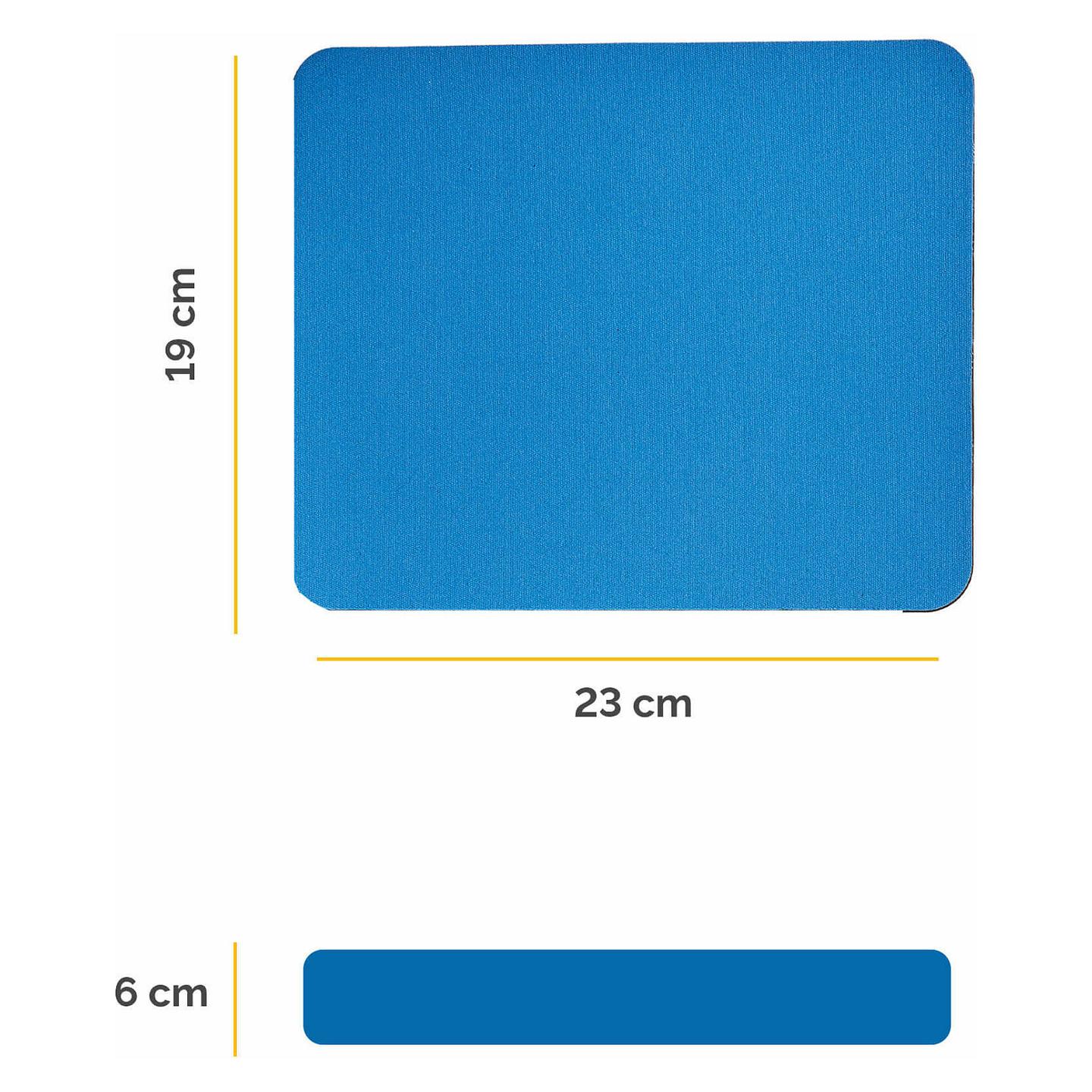 Mauspad Fellowes 29700 / Poliester / Bazë antirrëshqitëse / 224 × 186 × 6 mm – Blu - 2