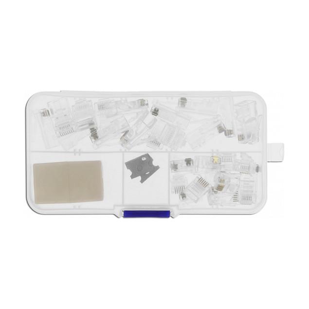 Set Veglash për Kabllo Rrjeti DeLOCK 86696, RJ-45, RJ-11, RJ-12, me Testues Rrjeti - 6