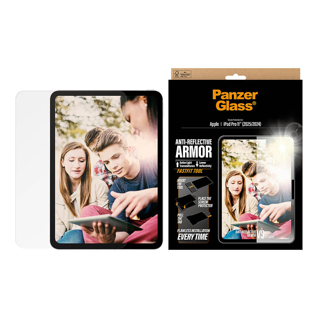 Mbrojtës Ekrani DEQSTER Displayschutz Max për iPad 10.9" (Gen 10) – Ultra-HD Glass 9H - 2