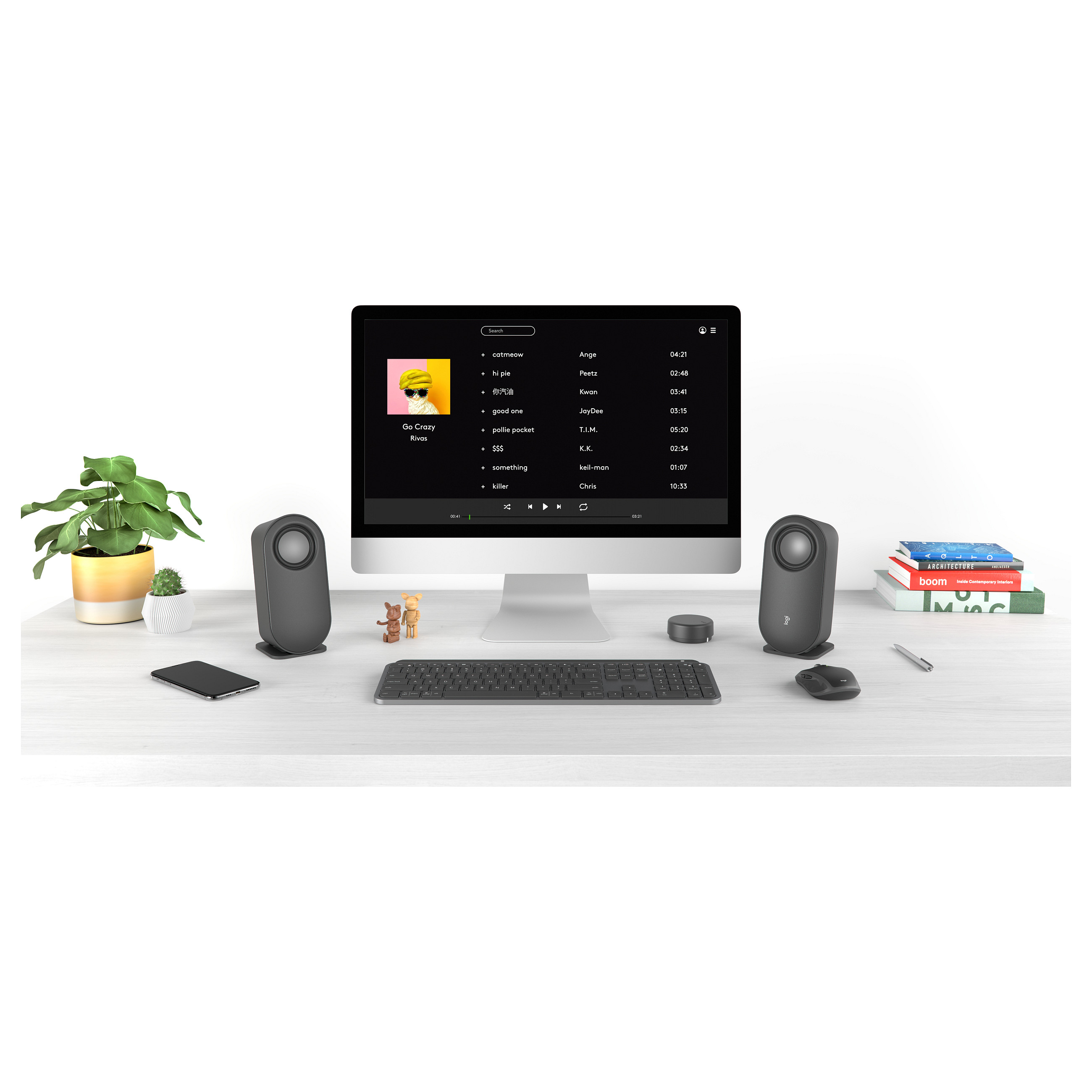 Altoparlantë Logitech Z407 Bluetooth - Grafit - 6