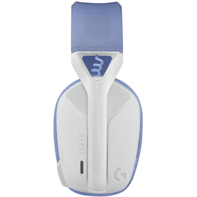 Kufje Gaming Logitech G435 Lightspeed Headset – Bardhë/Blu - 2