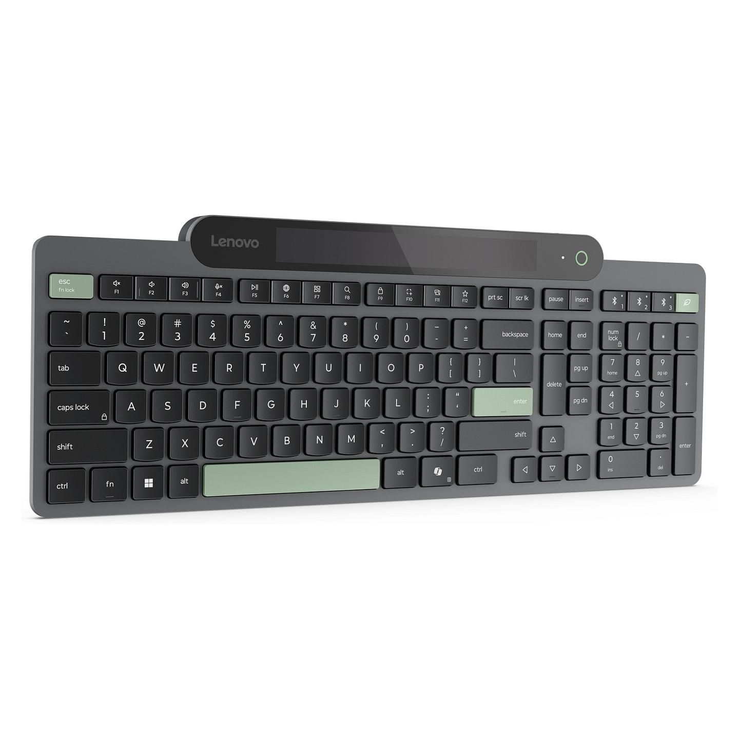 Tastierë pa kabllo Lenovo me Karikim Automatik / Bluetooth / QWERTZ - Zezë - 5