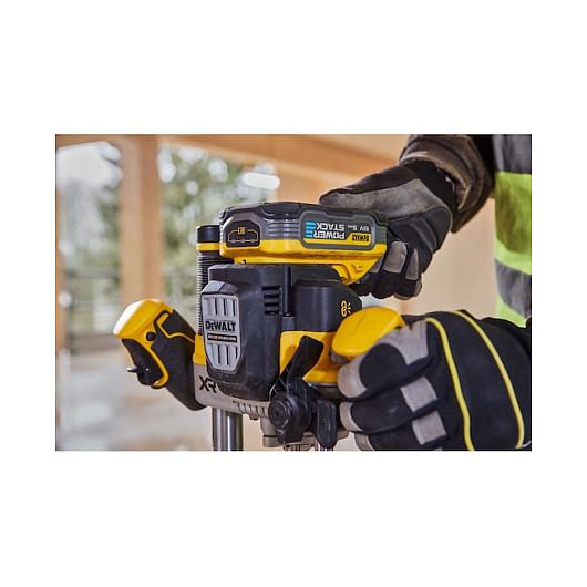 Frezë me Bateri DeWALT DCW620NT-XJ, 18V, Brushless, 11000–23000rpm, 70mm, 63mm - Zezë/Verdhë - 18