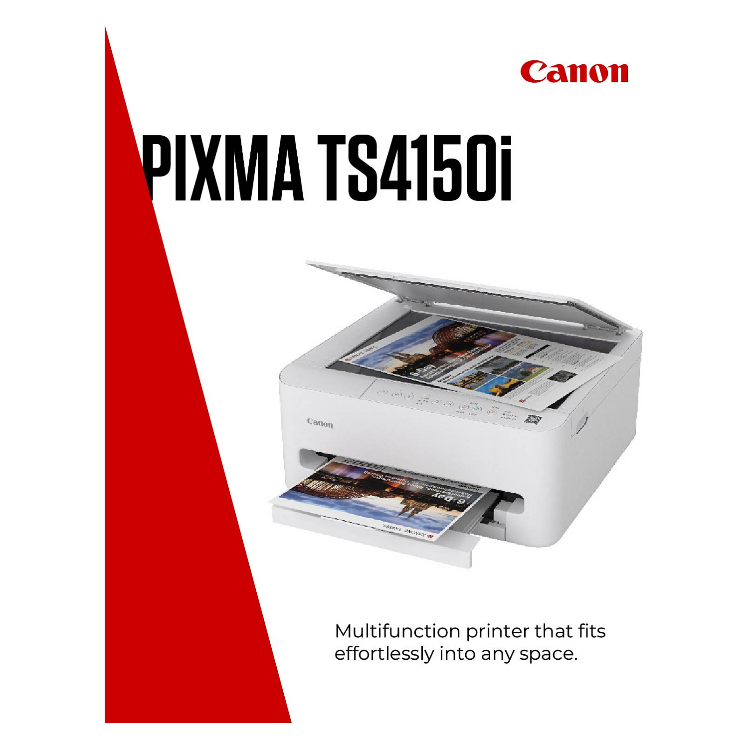 Printer Multifunksional Canon PIXMA TS4150i / 3‑in‑1 / 14ppm / Wi‑Fi – Bardhë - 13