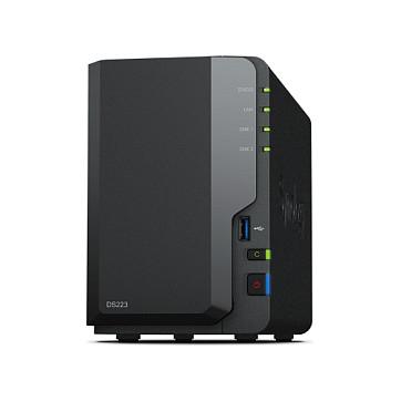Synology DiskStation DS223 2-Bay NAS Realtek RTD1619B Quad-Core 1.7GHz 2GB DDR4 1GbE – E Zezë