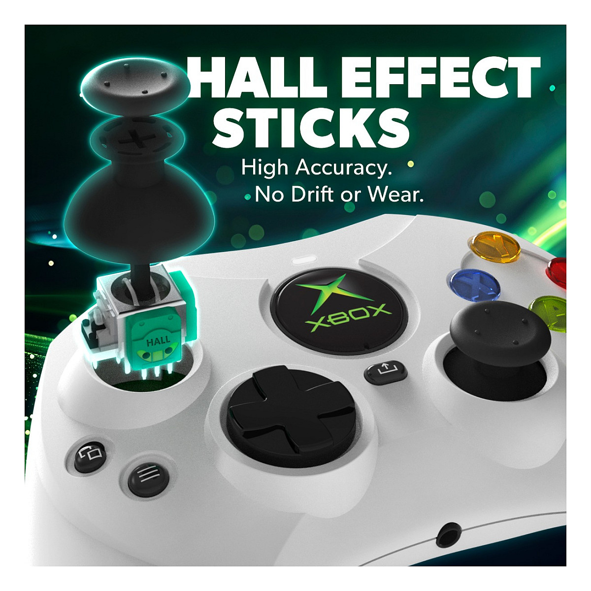 Kontroller për Xbox Hyperkin Duchess Wired – Bardhë - 4
