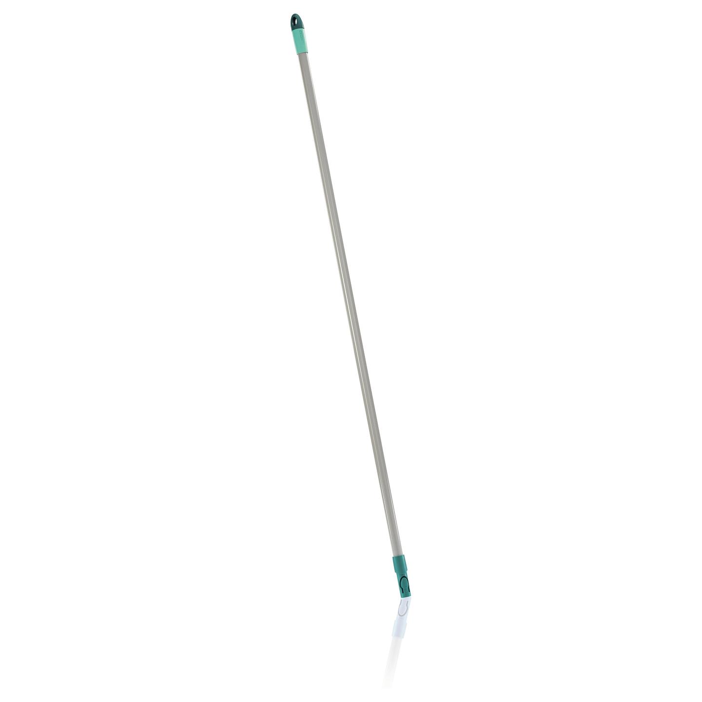 Pastrues Dysheme LEIFHEIT Stahlstiel / Shkop Çeliku / 140 cm / Click-System / Ø 32 mm - Argjend/Gjelbër