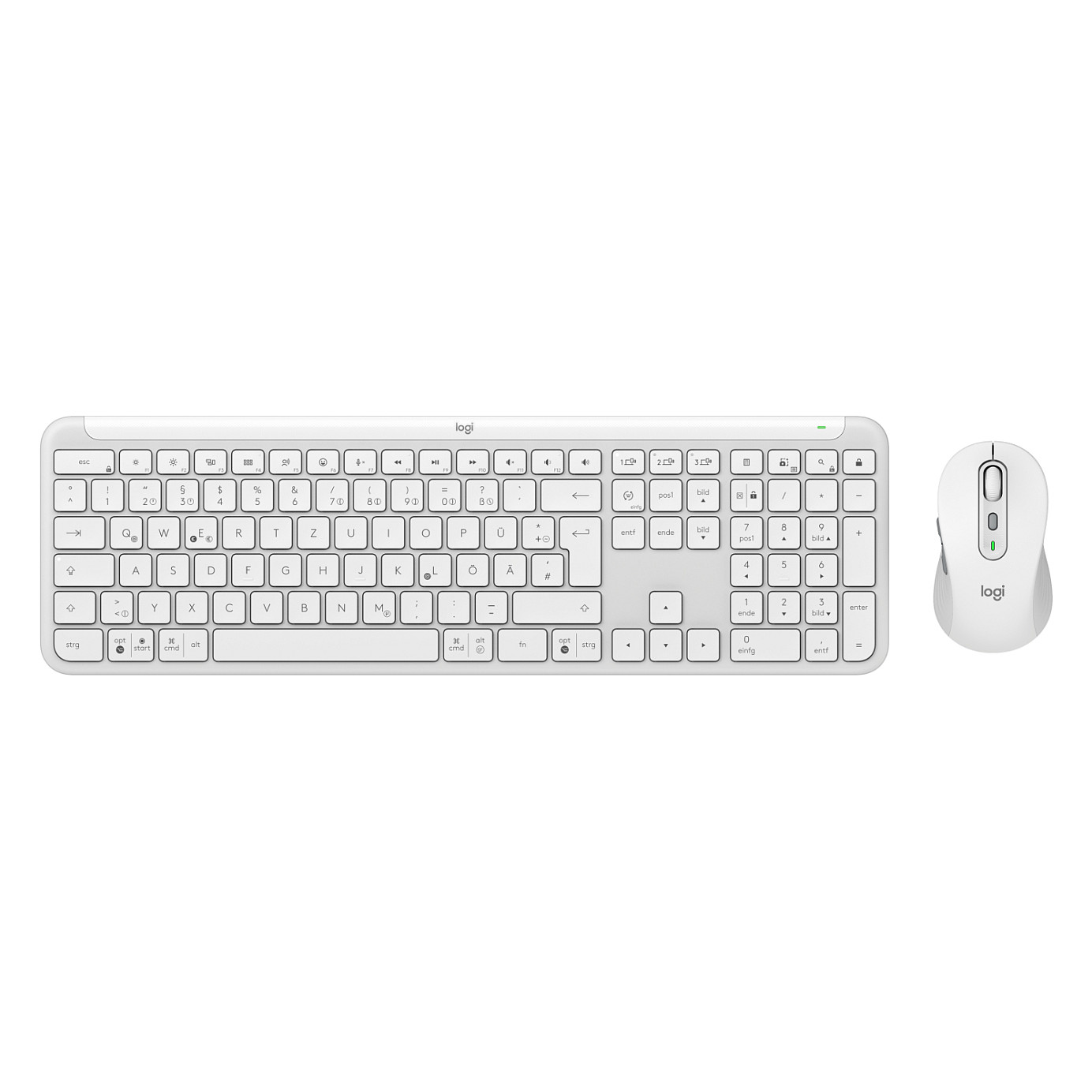 Combo (Tastierë & Maus) Logitech Signature Slim Combo MK950 for Business – Bardhë - 2