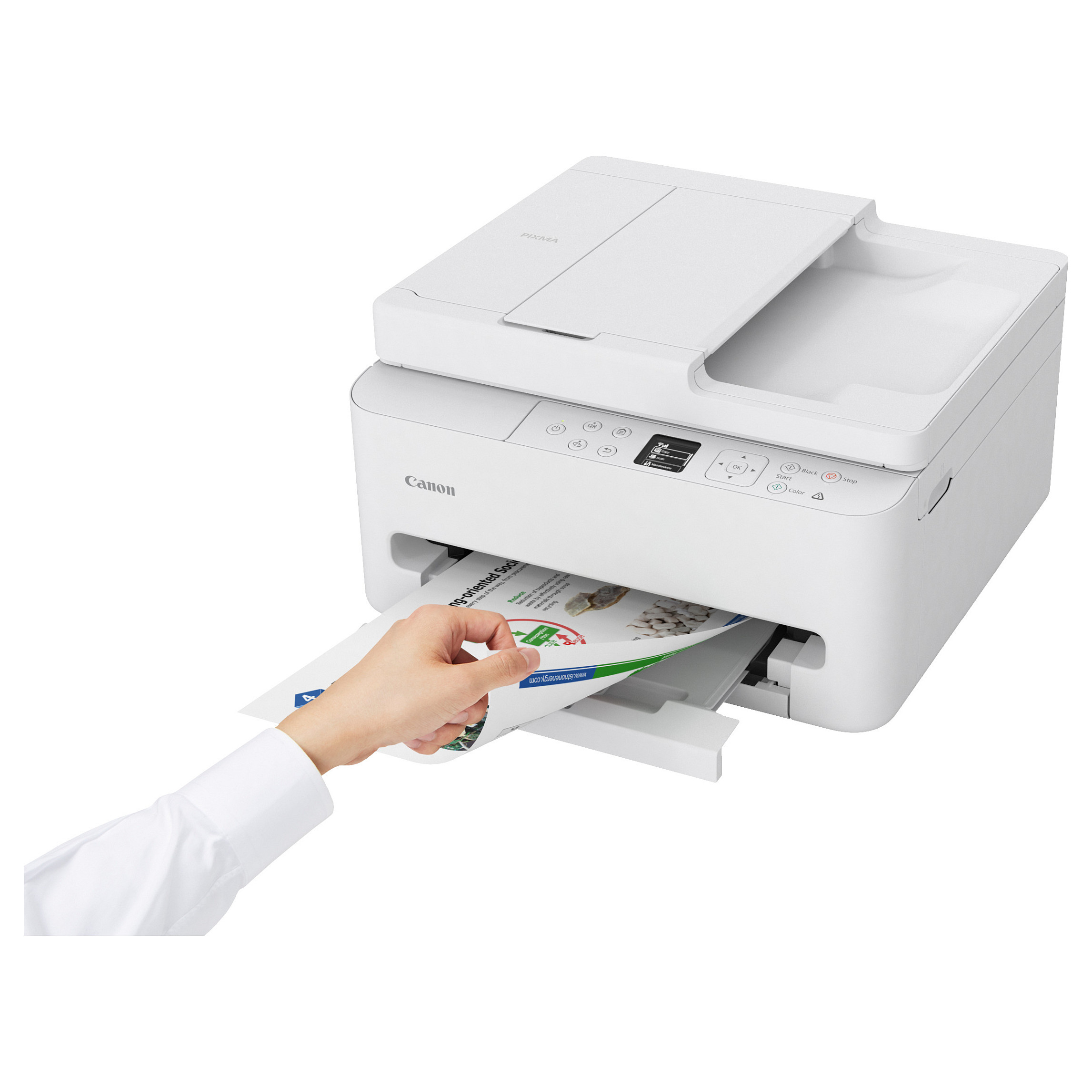 Printer Multifunksional Canon PIXMA TS7550i / 3‑in‑1 / 14ppm / Wi-Fi – Bardhë - 18