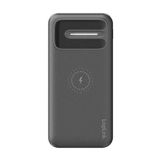 PowerBank LogiLink PA0305 / 8000mAh / 2x USB-A / Wireless 5W / USB-C / Micro USB / Magnet - Zezë - 5