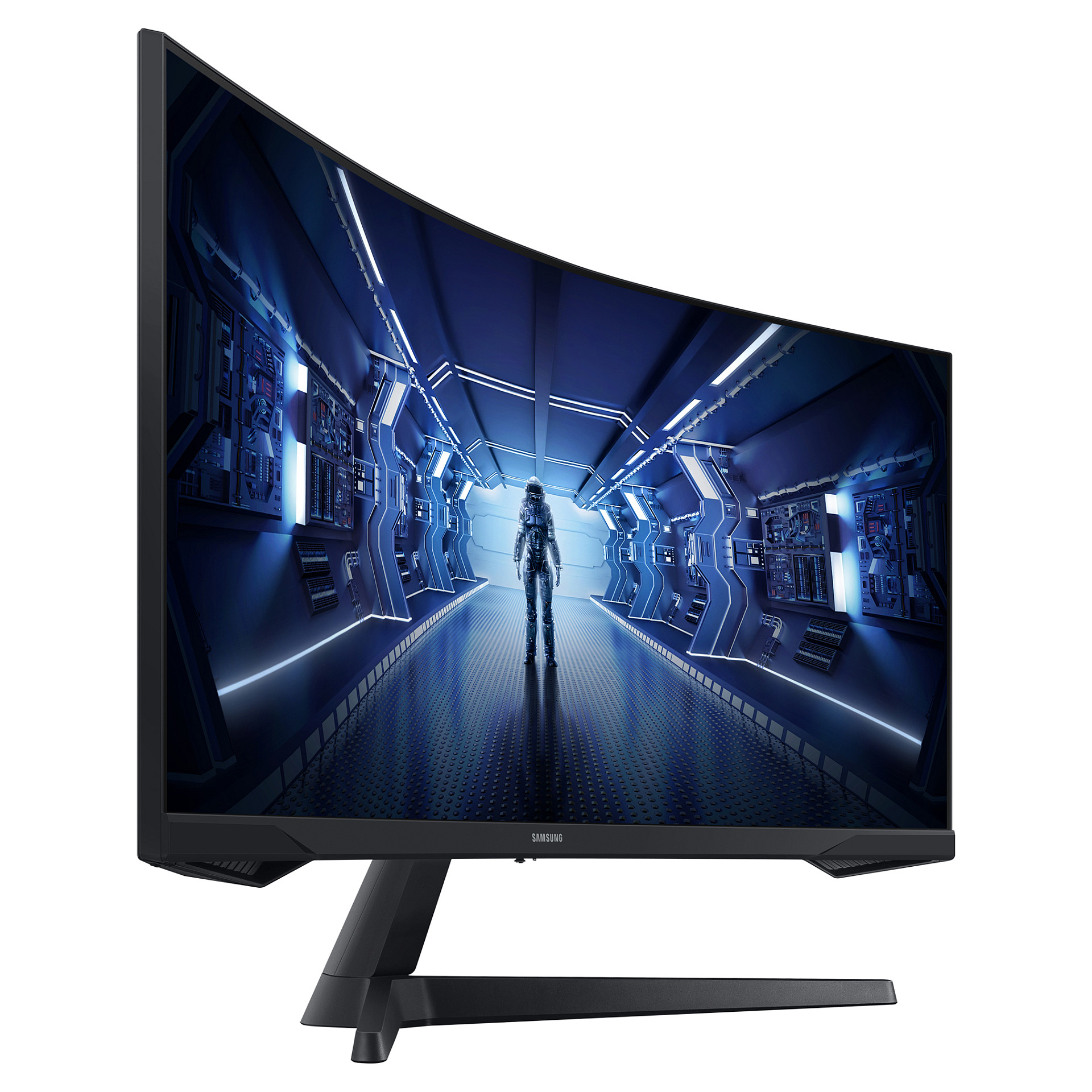 Monitor Samsung Odyssey G55T / 34''/ UWQHD VA Curved / 165Hz / 1ms / HDMI+DP - Zezë - 6