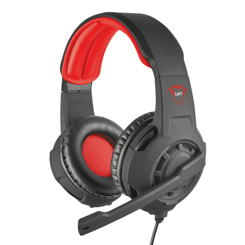 Kufje Gaming TRUST GXT 310 / RADUS / Over-Ear / E zezë dhe E kuqe - 1