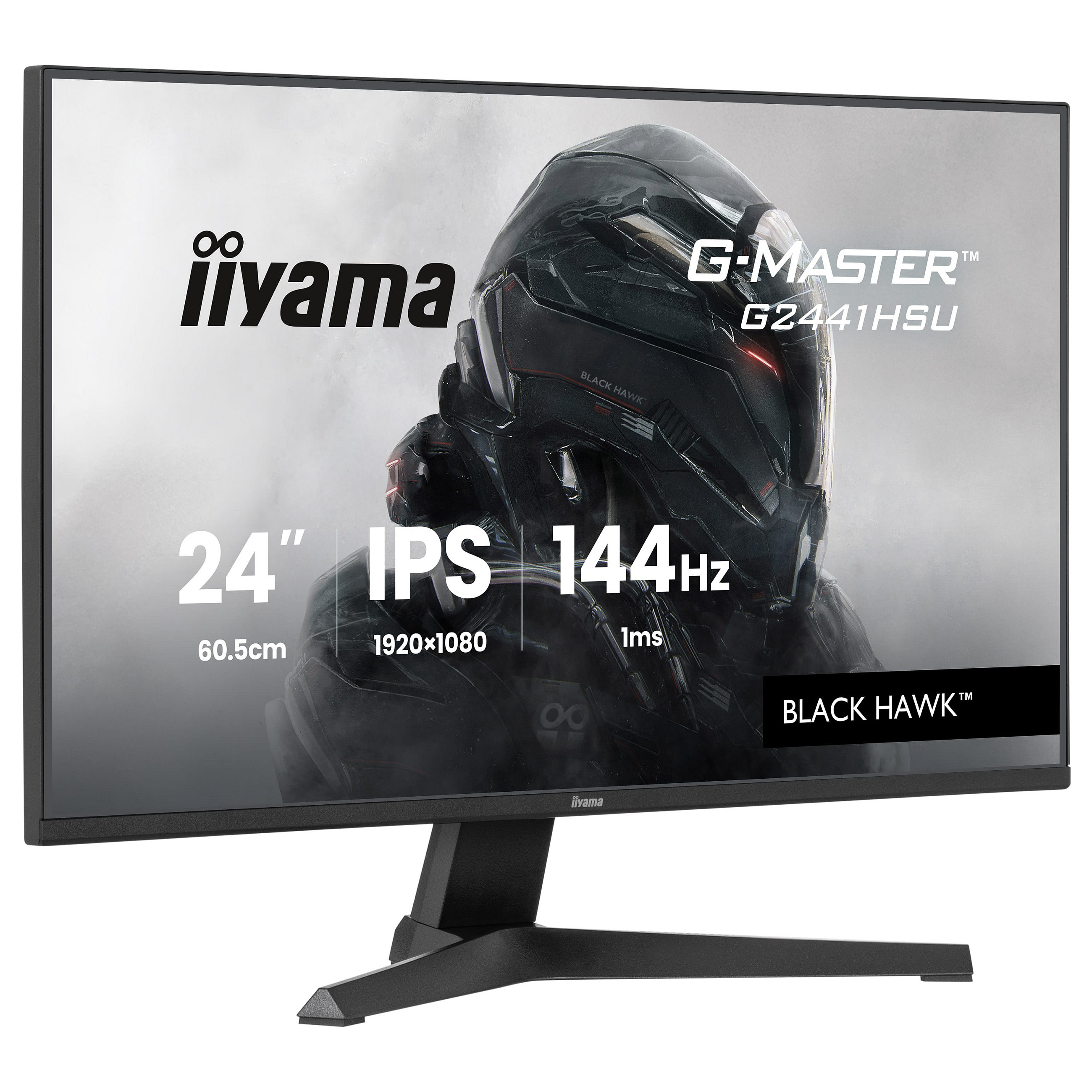 Monitor Gaming iiyama G-Master G2441HSU-B1 / 23.8"/ Full HD IPS / LED / 144 Hz / 1 ms / HDMI+DP+USB+HDCP - Zezë - 3