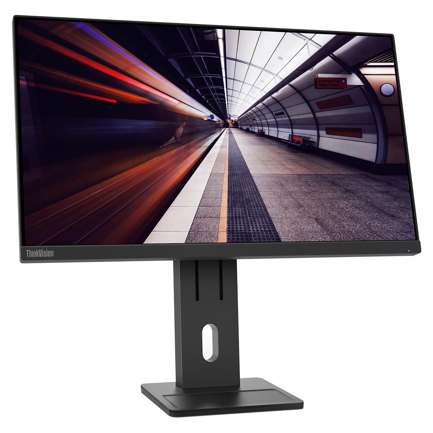 Monitor Lenovo ThinkVision E24-30 / 23.8" / FHD / 100 Hz / 14 ms / HDMI + DisplayPort + VGA - Zezë - 4