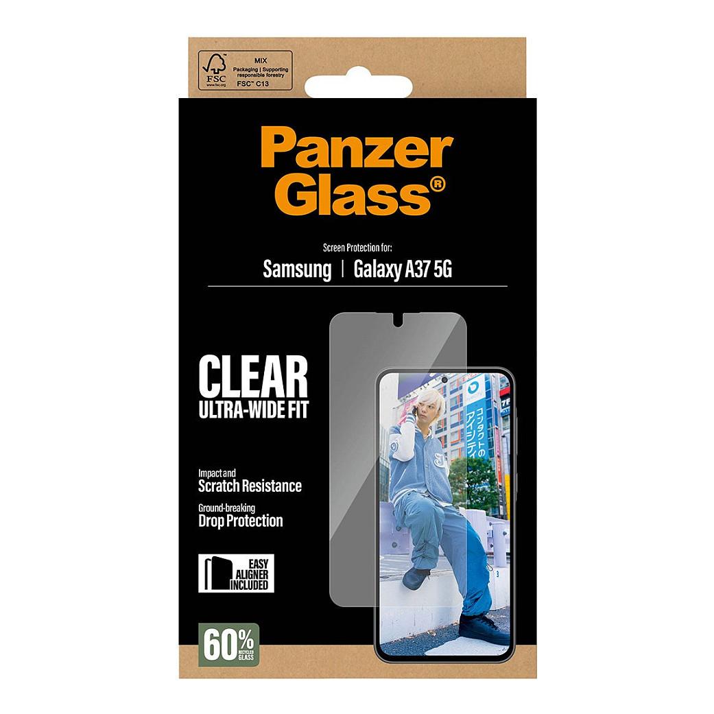 Mbrojtëse për ekran PanzerGlass Ultra-Wide Fit / Samsung Galaxy A37 5G / Xham i Temperuar – Transparente - 2