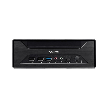 Mini Kompjuter Barebone XPC slim XH610 LGA1200 2xSODIMM DDR4 2xM.2 3xSATA 1xHDMI 1xDP 1xVGA Black - 2