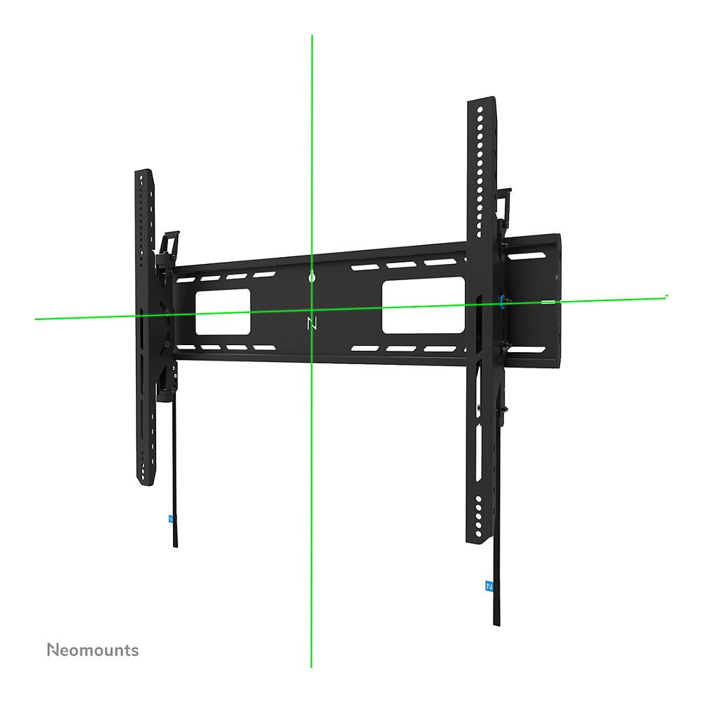 Mbajtëse Muri për TV Neomounts WL35-750BL18 / 55"-98" / 125kg / Tilt ±15° / Heavy Duty / Lockable / TÜV - Zezë - 10