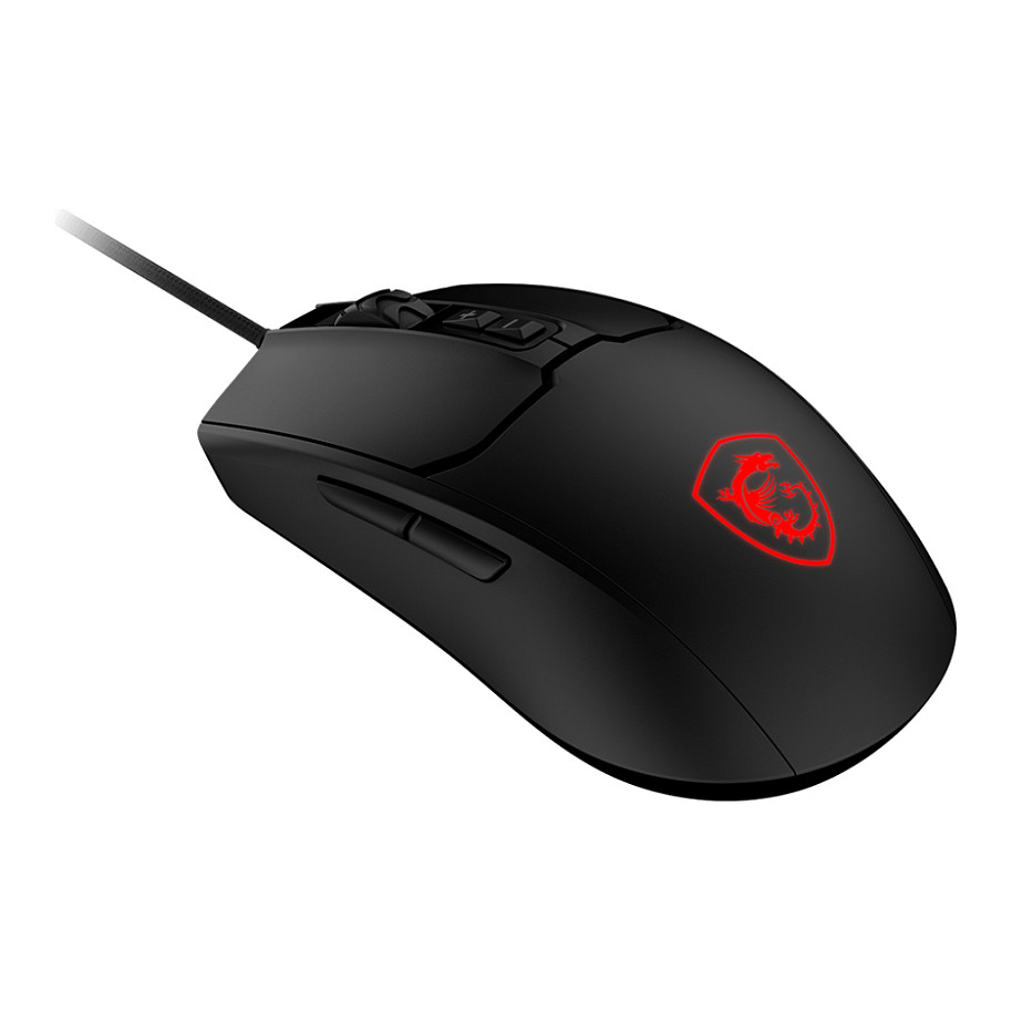 Maus Gaming MSI FORGE GM100 / USB / Optik / 6400 DPI / 1000Hz / 7 Butona / RGB - Zezë - 2