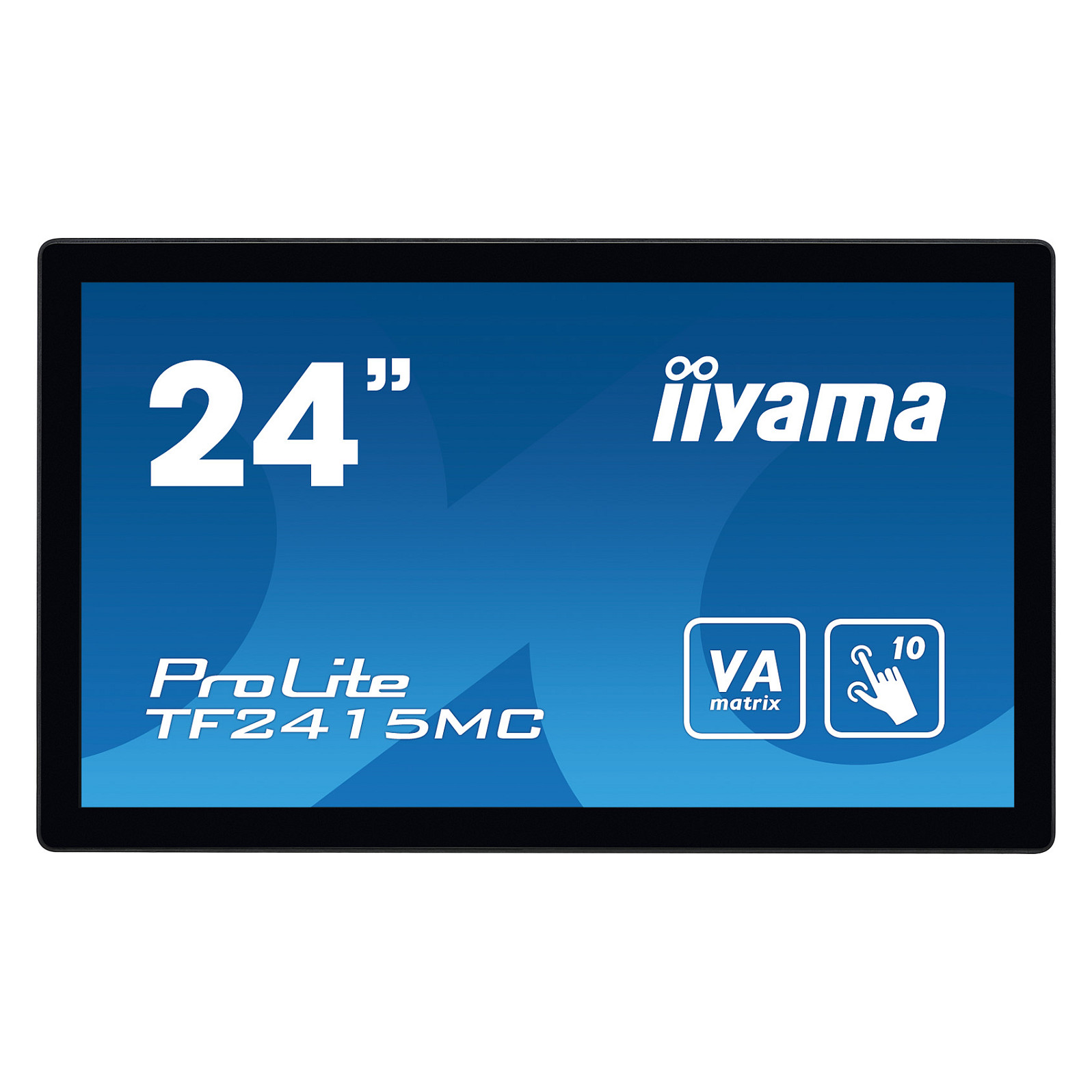 Monitor IIYAMA TF2415MC-B2 / 23.8″ / Full HD VA LED Touch / 75Hz / 16ms / USB + VGA + HDMI + DP - Zezë - 3