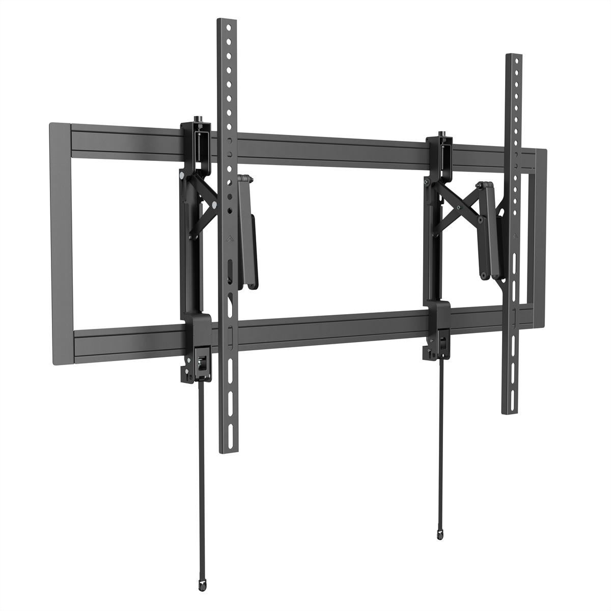 Mbajtëse për TV VALUE / deri 105" / deri 80kg / VESA deri 1000x600 / E Zgjatshme / E Anueshme - Zezë0