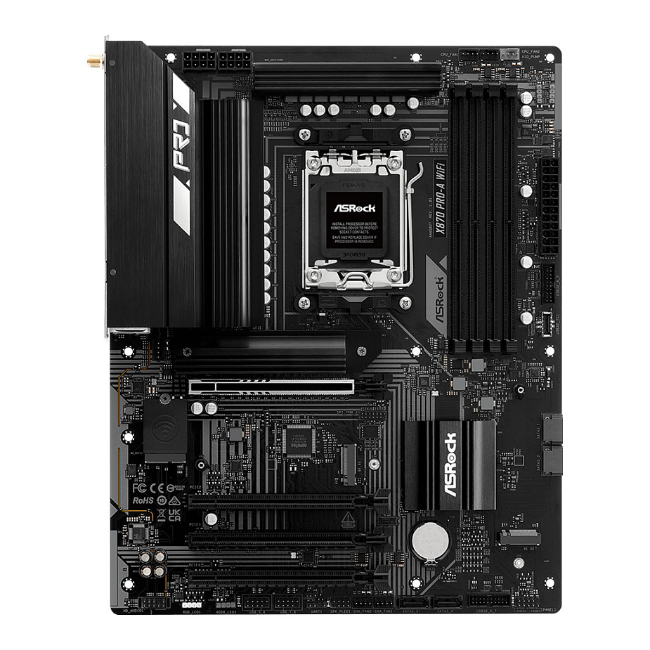 Pllakë Amë AMD AM5 ASRock X870 Pro‑A WiFi / ATX / DDR5 / HDMI - 2