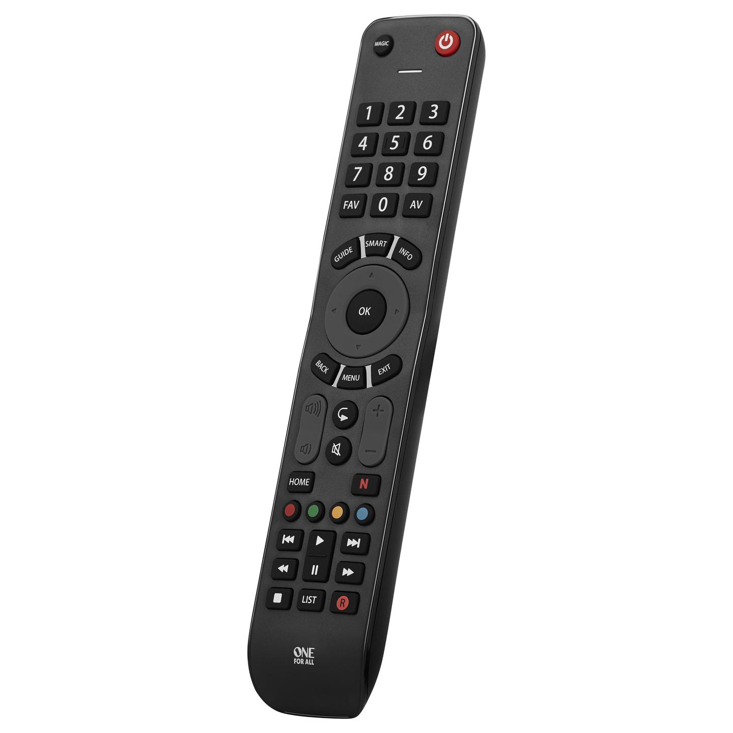 Telekomandë universale One For All Advanced Evolve, për TV, Infra të kuqe, 46 Butona - 2