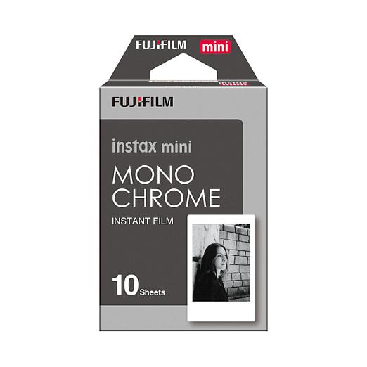Film fotografik instant Fujifilm instax mini Monochrome, bardh e zi, 10 fotografi, ISO 800, format 54 × 86 mm