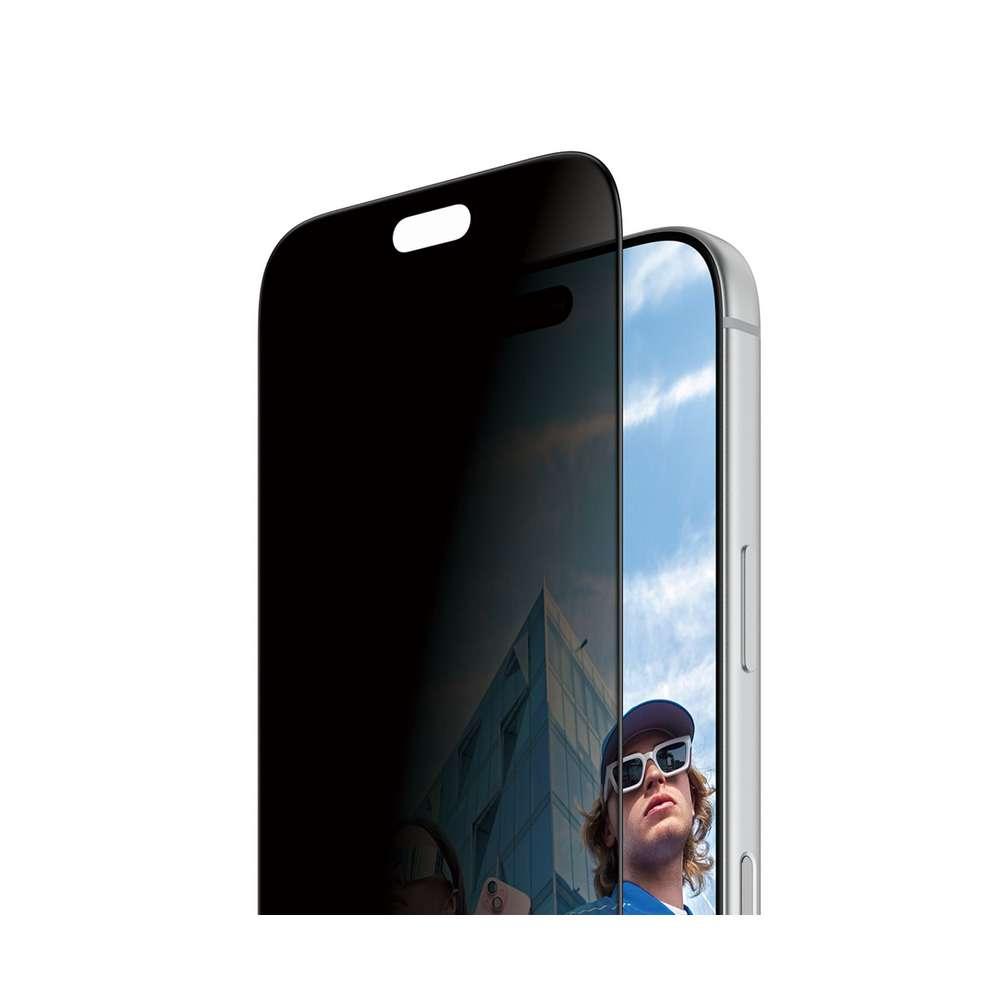 Mbrojtës Ekrani PanzerGlass 2-Way Privacy / iPhone 17, 16 Pro / Xham i Temperuar / Privacy 2-Kahësh / Ultra-Wide FastFit - Transparente