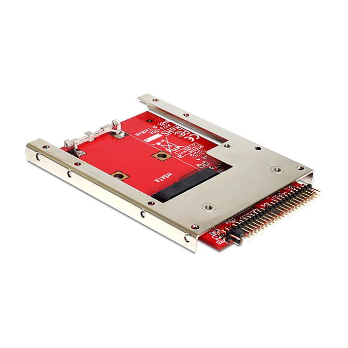 Aksesor për Disqe DeLOCK 62495 / IDE 44-pin / mSATA / 2.5" / 7 mm