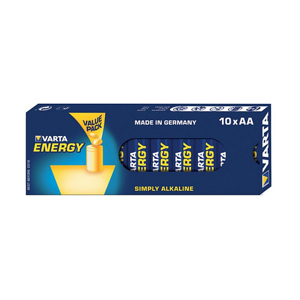 Bateri AA (LR6) 1.5V Energy / 10Pack / Varta - 1