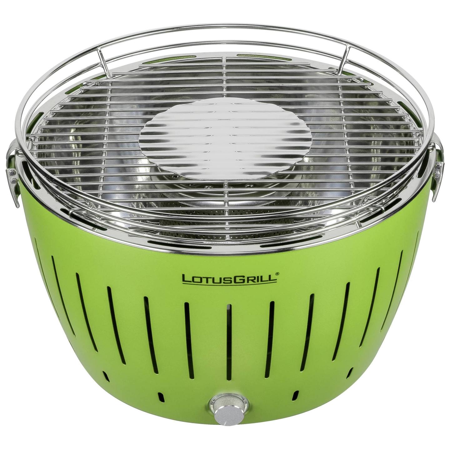 Grill LotusGrill G34 U GR, 32cm, me Qymyr, me Ventilator - Gjelbër - 2