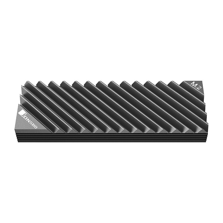 Ftohës Pasiv për M.2 SSD Jonsbo M.2-3 / M.2 2280 / Single-Sided / 2× Thermal Pad – Gri - 3