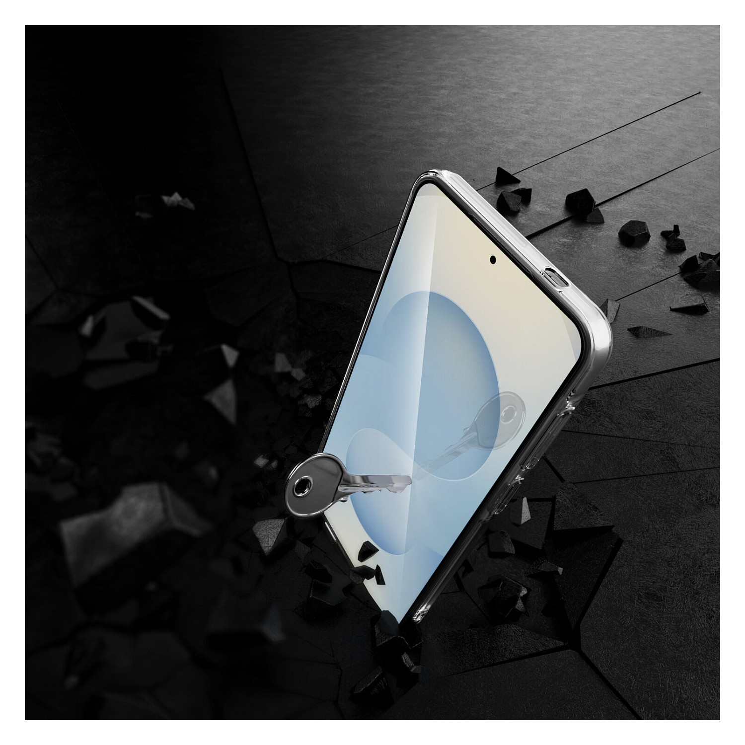 Aksesorë për telefon 4smarts 541753 / Case / Tempered Glass + Polikarbonat / Samsung Galaxy A57 5G - Transparente - 5
