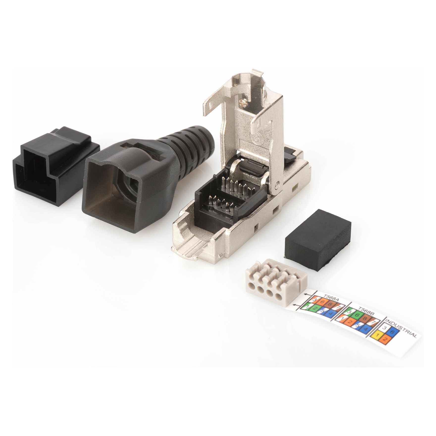 Aksesorë për Rrjet DIGITUS RJ45 Plug CAT.6A / for field assembly - 3