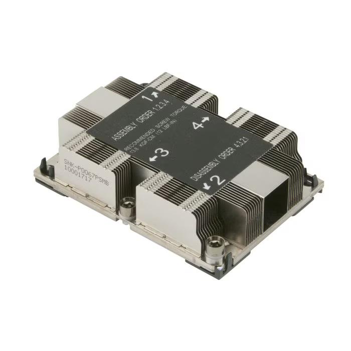 Ftohës për Procesor Server Supermicro SNK-P0067PSMB / 1U / Pasiv / LGA3647-0 / Narrow Mounting / 165W TDP