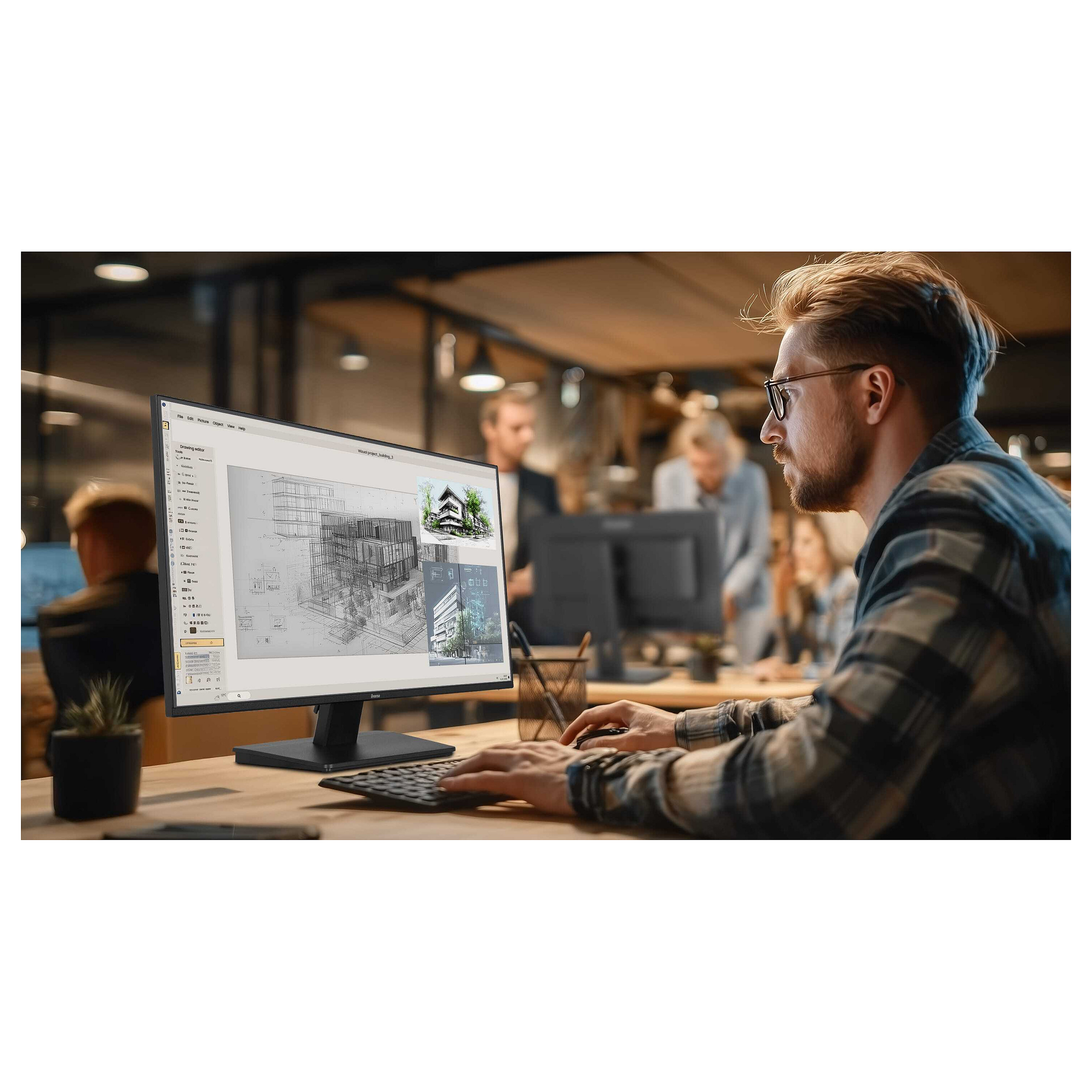 Monitor iiyama ProLite X2497HSU-B1 / 23.8"/ Full HD IPS / LED / 120Hz / 4ms / USB-B + USB-A + USB-C + HDMI + DisplayPort - Zezë - 16