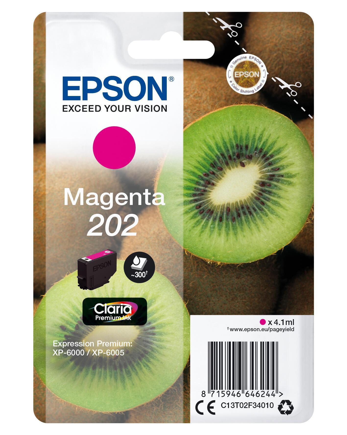 INK Epson 202 / C13T02F34010 / 300 faqe –Roze - 1