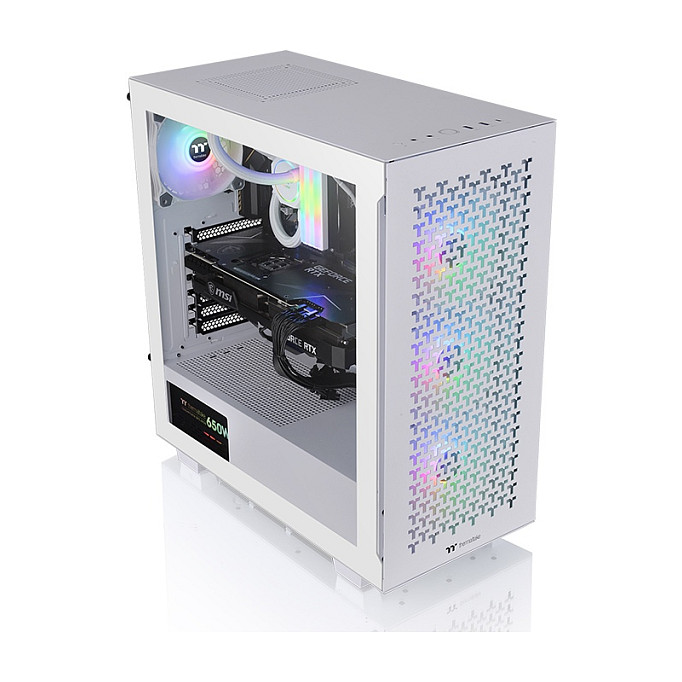 Kasë Thermaltake Tower V350 TG ARGB Air Midi ATX - Bardhë - 2