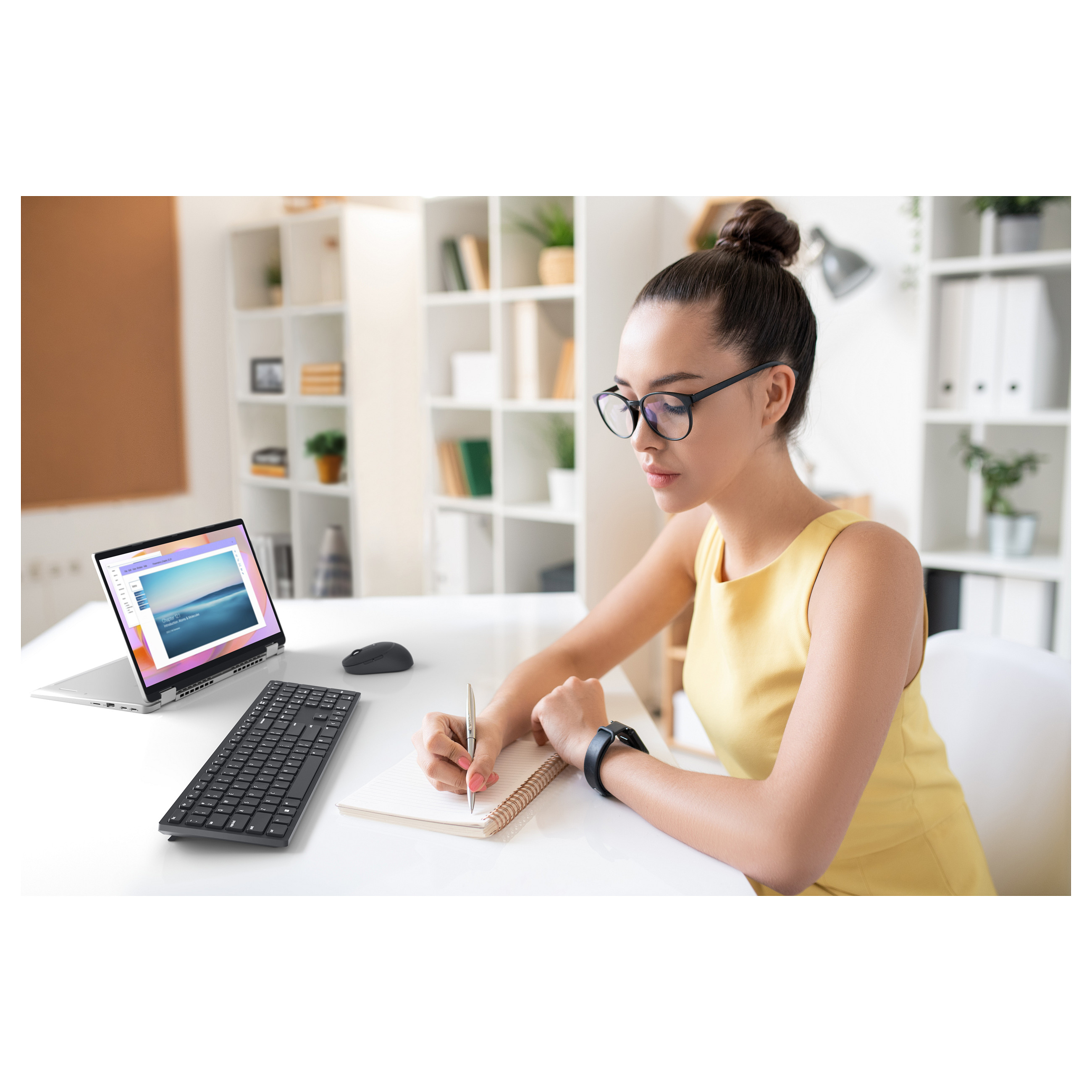 Tastierë pa kabllo DELL KB500 / 2.4 GHz / QWERTZ - Zezë - 7