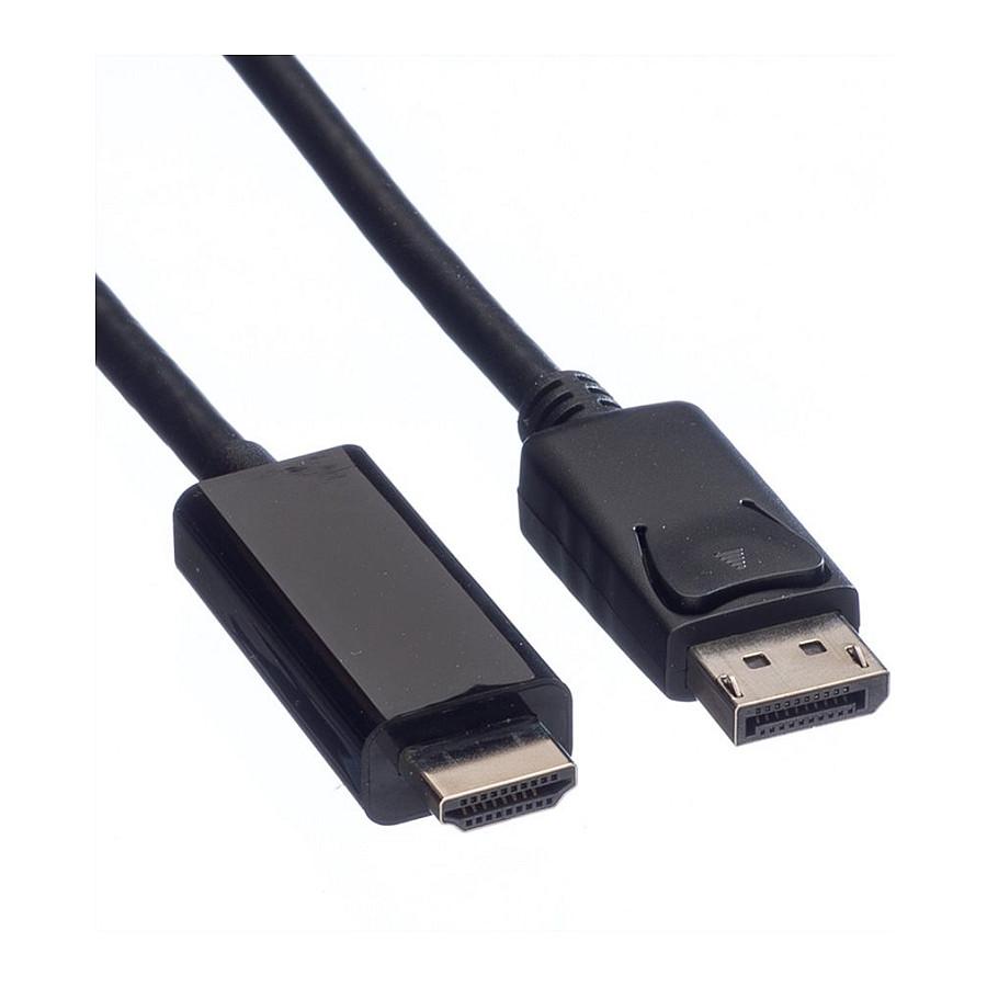 Kabllo DisplayPort VALUE 11.99.5787 / DisplayPort 1.2 në HDMI / 3m / 4K 60Hz - Zezë - 3
