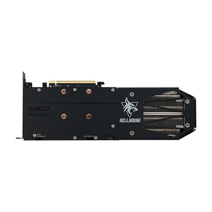 Kartelë Grafike PowerColor Hellhound AMD Radeon RX 9060 XT, 16GB GDDR6, 128-bit, PCIe 5.0 x16, 2xDP 2.1a, HDMI 2.1b - Zezë - 3