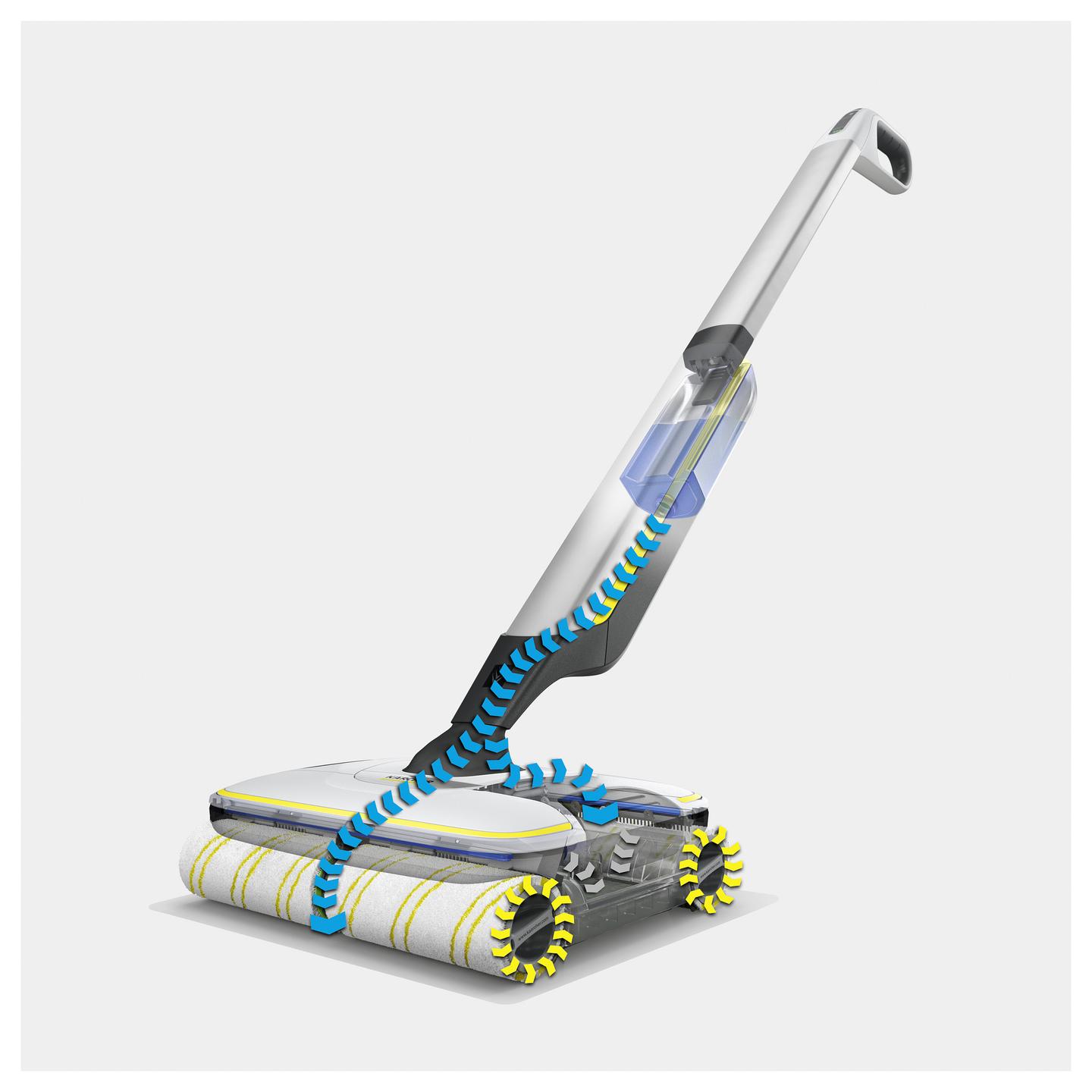 Fshesë me vakum për dysheme Kärcher FC 7 Cordless / 25V / 45 min / 30cm / 0.4L - Bardhë/Zezë - 10