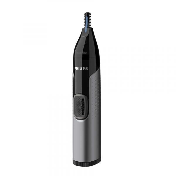 Makinë e rrojës për hundë, veshë dhe vetulla Philips Series 3000 NT3650/16 / PrecisionTrim / Protective Guard / Washable / 3mm + 5mm – Gri/Zezë