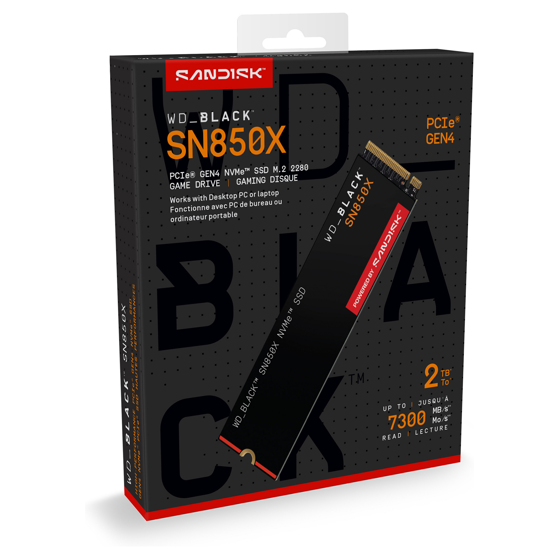 SSD e brendshme M.2 2TB WD Black SN850X NVMe PCIe 4.0 x 4 - 6
